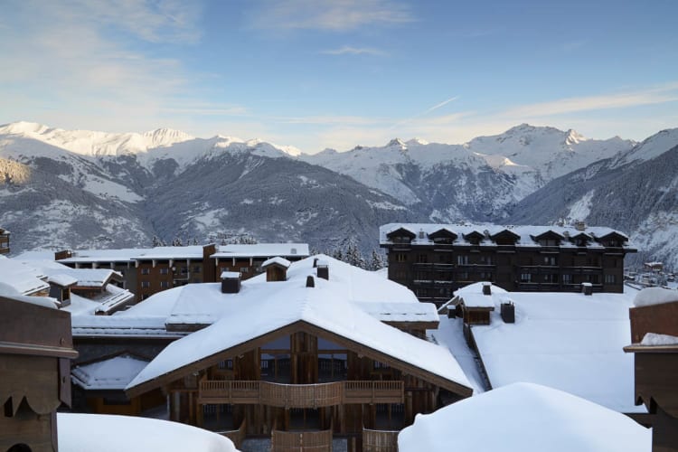 North view to Champagny La Plagne
