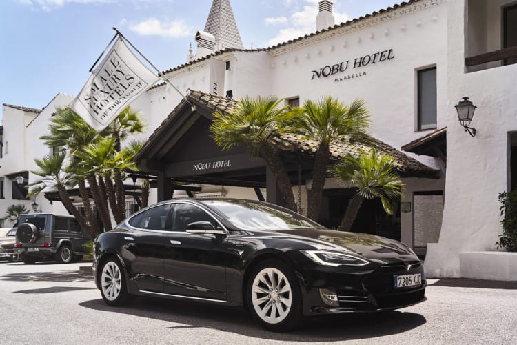 Nobu marbella entrance