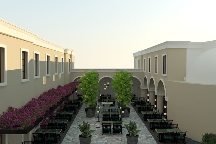 Restaurant from above