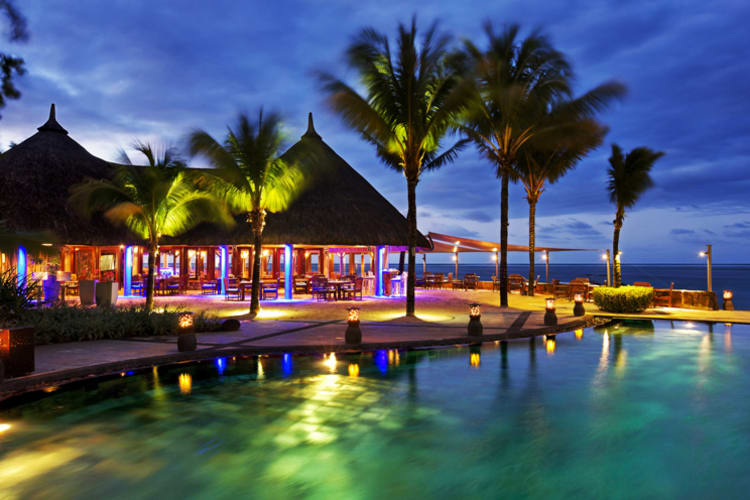 Resort at night