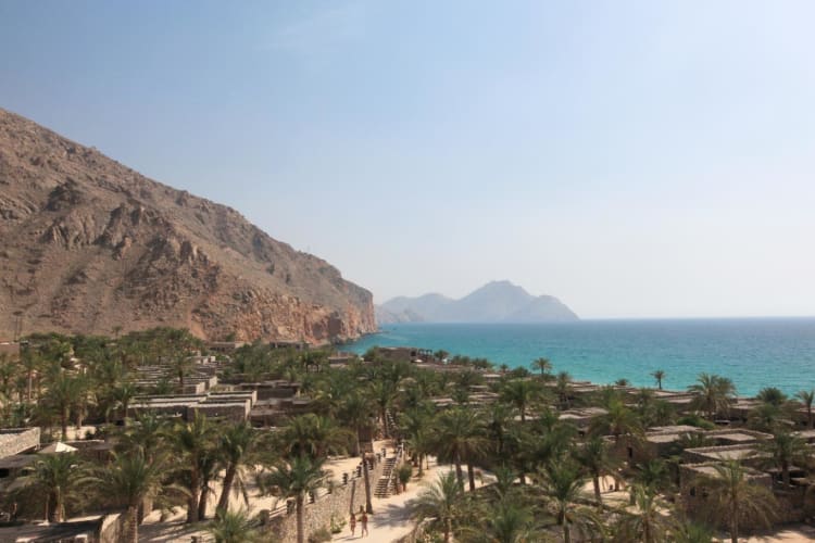 Zighy Bay ocean and mountains