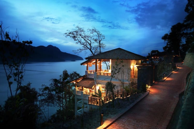 Night view exterior