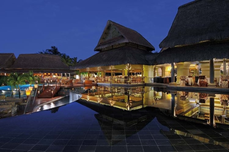 Resort at night