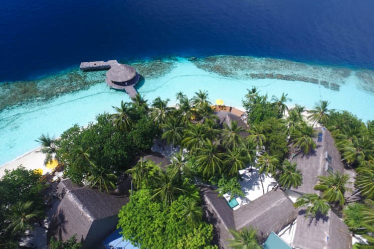 Aerial resort and house reef