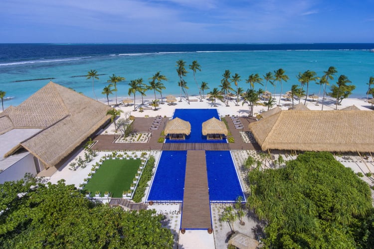 Beach Club pool and lagoon