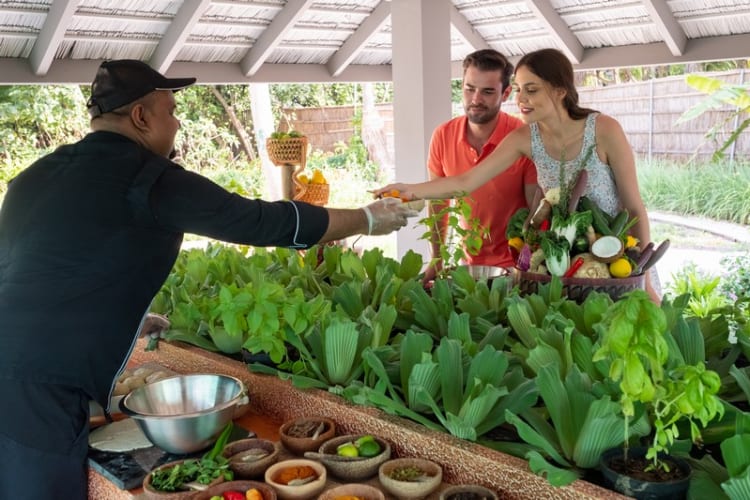 Chef's cooking class