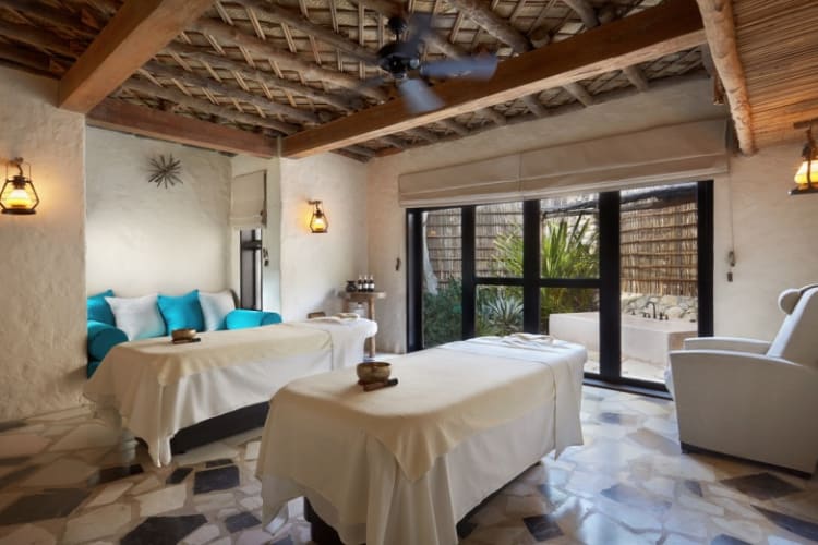 Spa treatment room