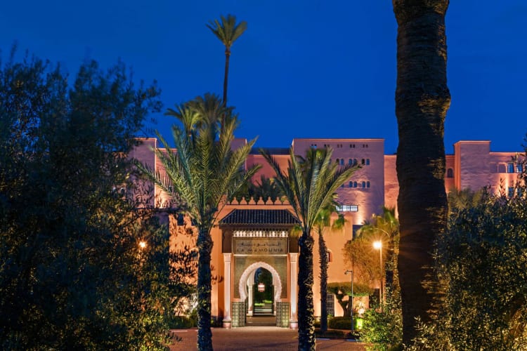 Exterior by night