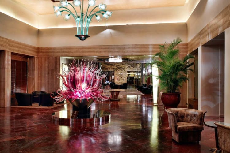 Reception and lobby