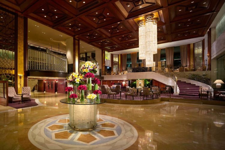 Hotel lobby