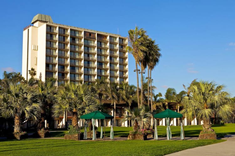 Front of hotel