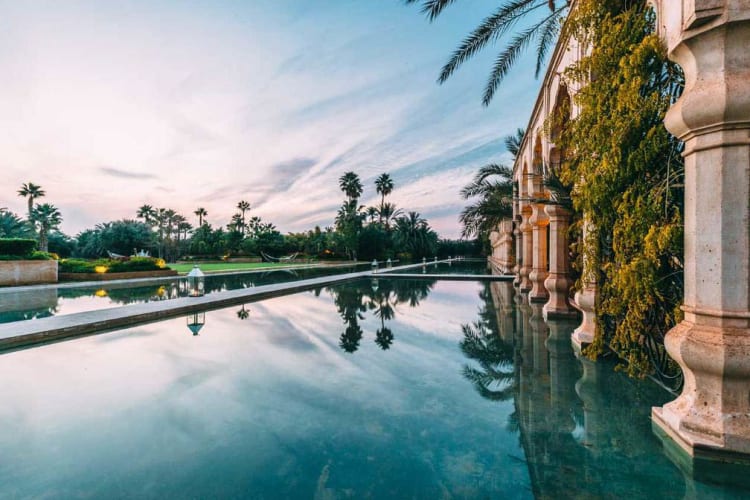 Pool and gardens