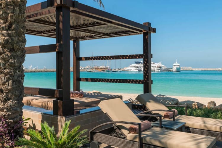 Beach Cabana and view