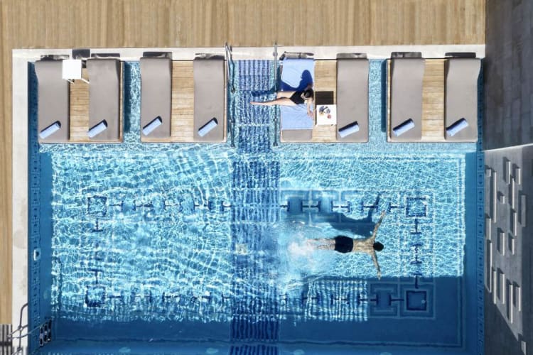 Rooftop pool