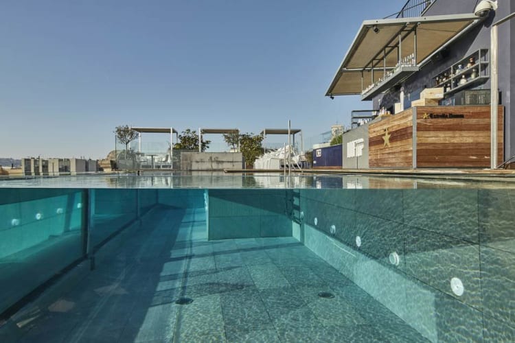 Rooftop swimming pool
