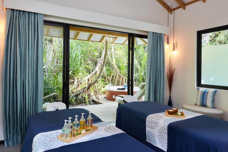 Spa treatment room
