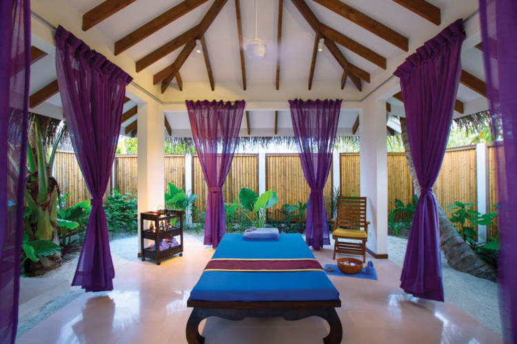 Spa treatment room