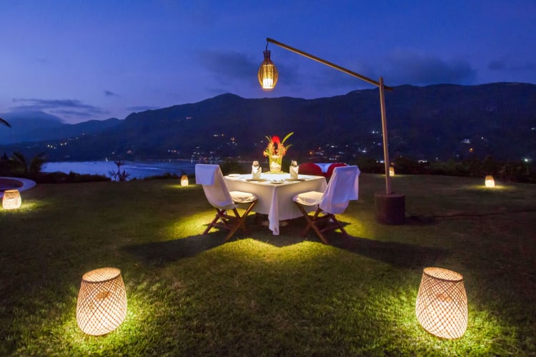 Dinning by Design Helipad romantic dinner