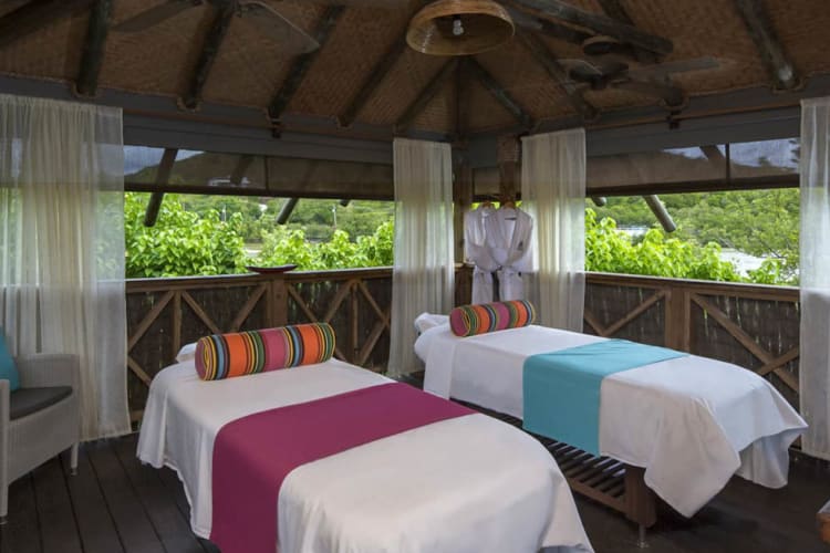 Spa treatment room
