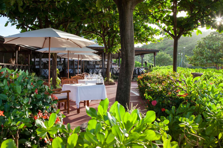 Restaurant Terrace Dining Hermitage Bay