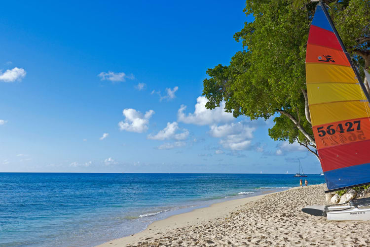 Caribbean beach at Tamarind