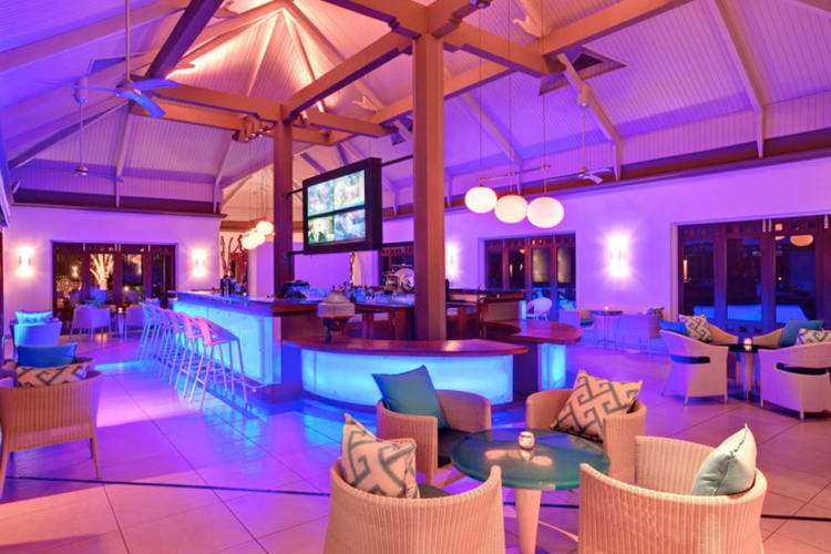 B Bar at night