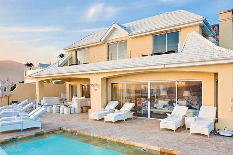 Birkenhead House Terrace and Pool
