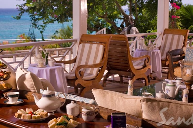 Afternoon tea at the terrace