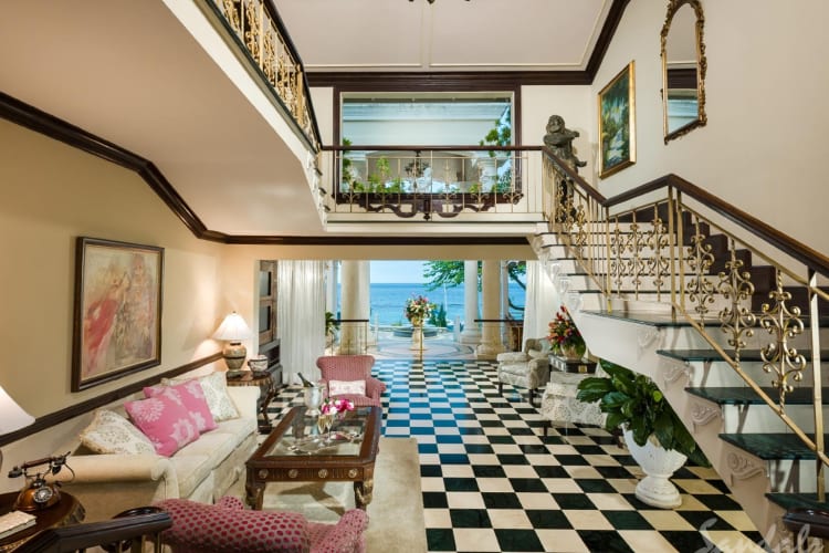 Reception area