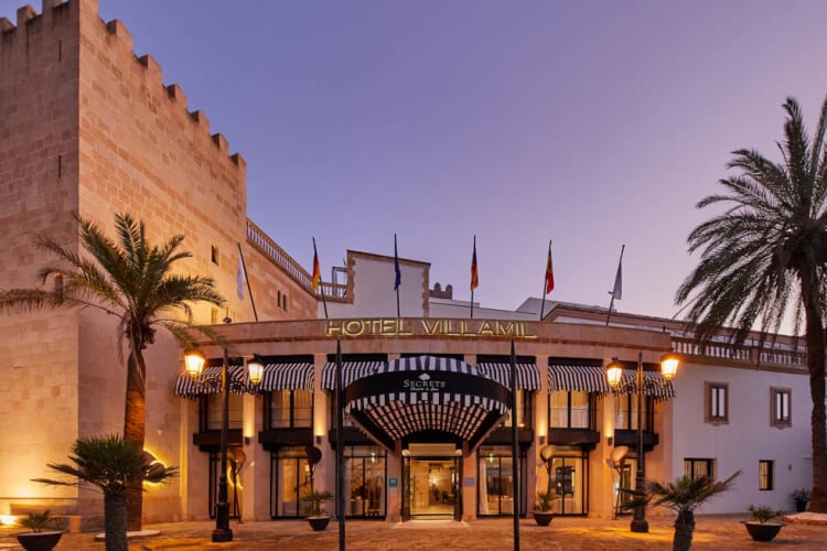 Exterior at night