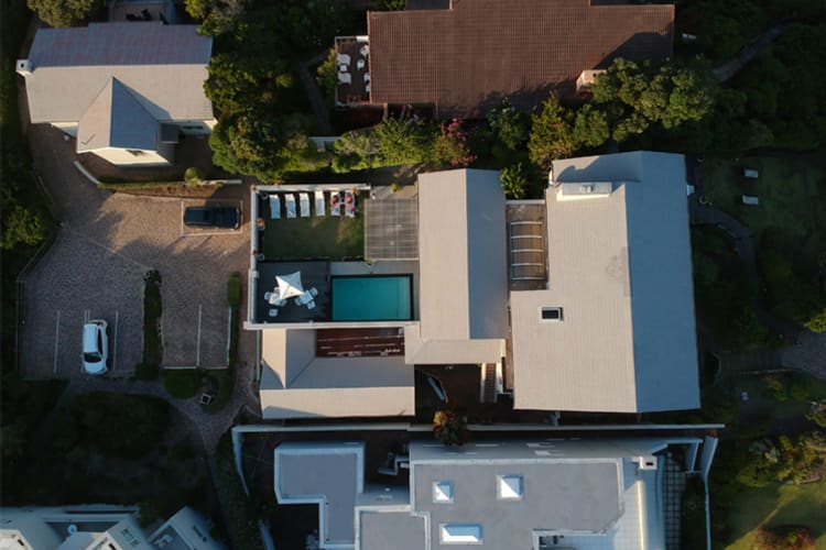 The Robberg Beach Lodge Aerial View robberg house pool