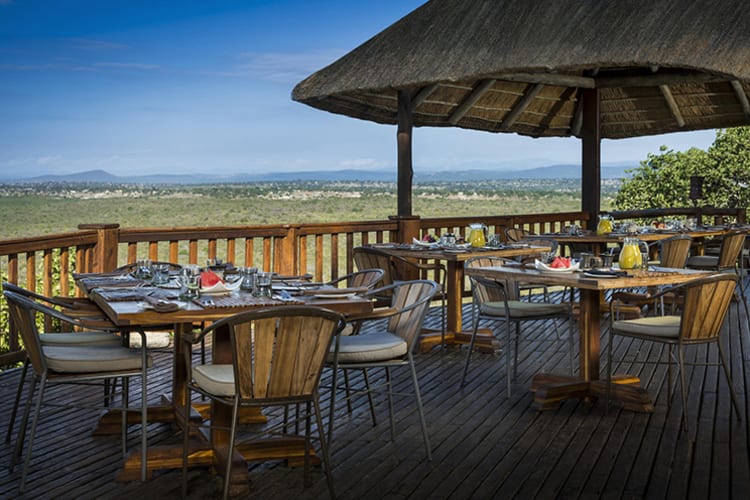 Ulusaba Rock Lodge Breakfast