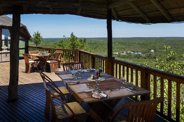 Ulusaba Rock Lodge Rock Lodge Deck
