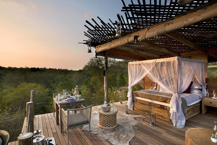 Lion Sands River Lodge Deck Views