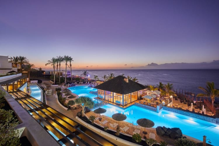 Resort at night