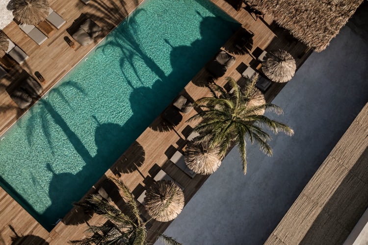 Pool from above