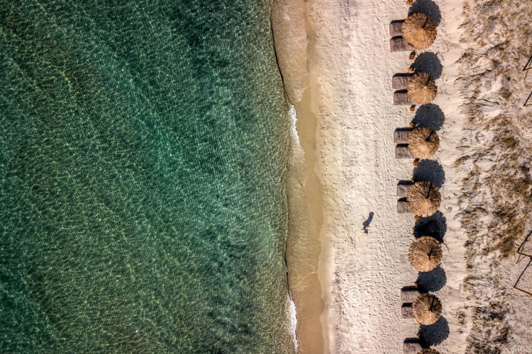 Beach from above