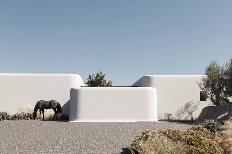 Kalesma Mykonos Entrance