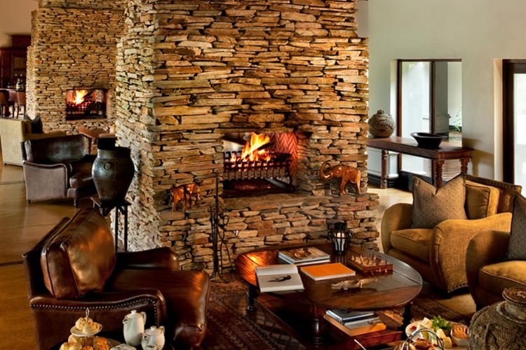 Lion Sands Tinga Lodge Guest Lounge