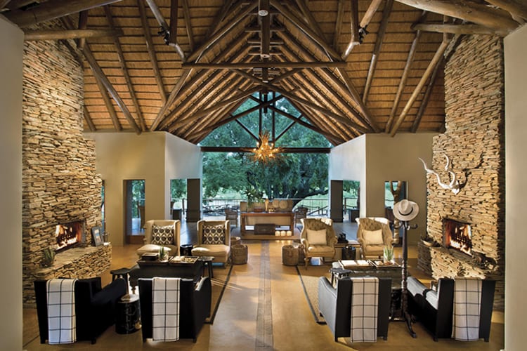 Lion Sands Tinga Lodge Main Area