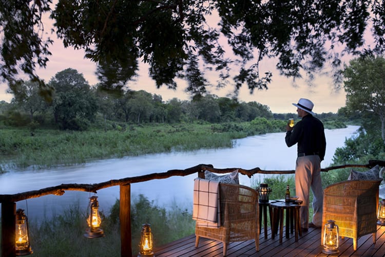 Lion Sands Tinga Lodge Deck