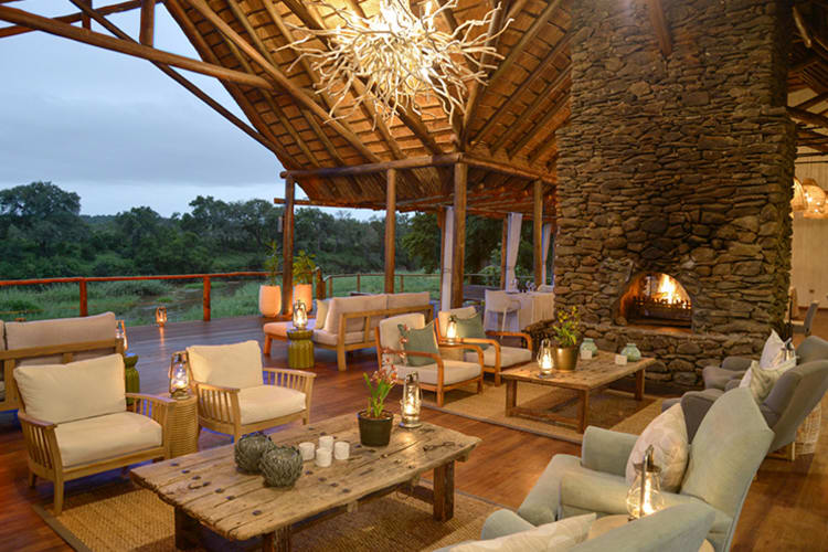 Lion Sands Narina Lodge Lounge Area