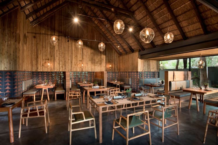 Lion Sands Ivory Lodge Guest Dining