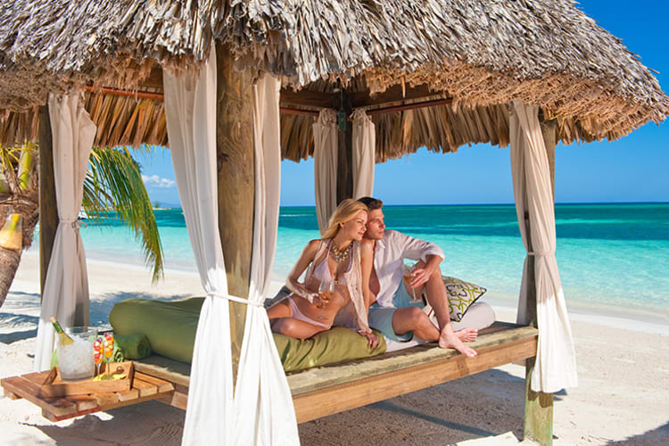 Sandals Montego Bay Beach Bed