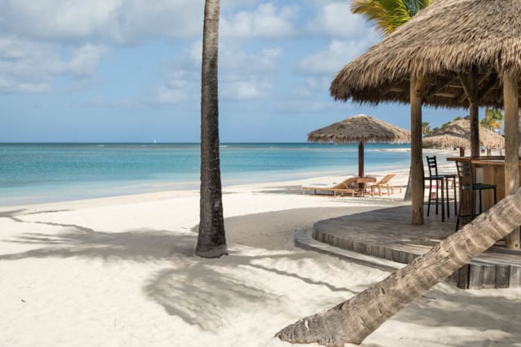 Jumby Bay Beach Bar View