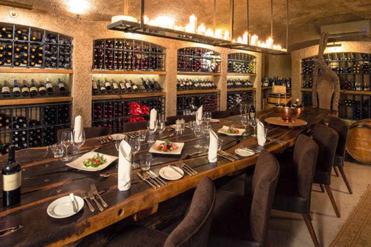 Sabi Sabi Earth Lodge Wine Cellar