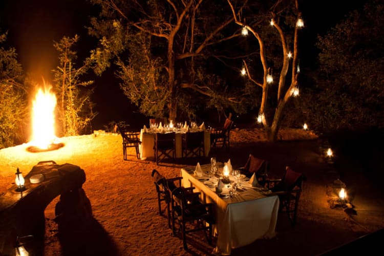 Sabi Sabi Little Bush Camp Boma Dining