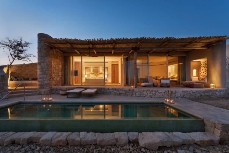 Panorama Pool Villa outdoor sunset