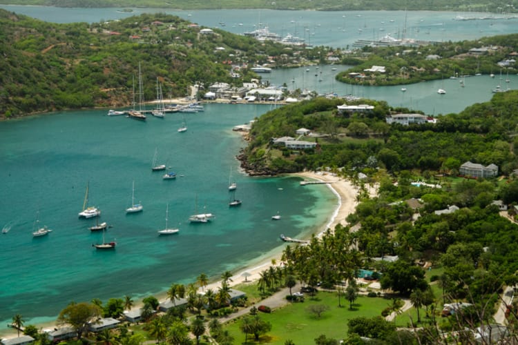 Inn At English Harbour Aerial View