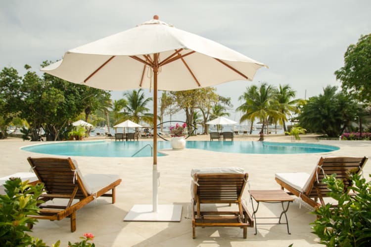 Inn At English Harbour Pool And Sun Beds